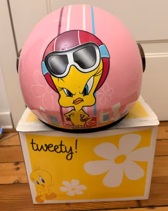 Casco Jet AXO Titti Tweety Looney Tunes - Taglia S