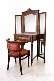 Toiletta Coiffeuse con poltroncina Anni Venti