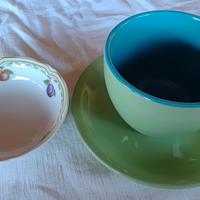 tazza da cioccolata con ciotola