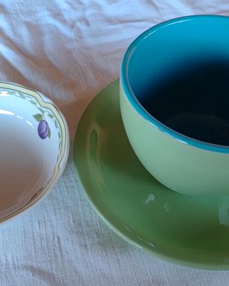 tazza da cioccolata con ciotola