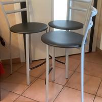 Set 3 sgabelli Calligaris modello Connubia