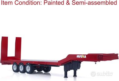Rimorchio Huina 1502 1:18 Rosso per Camion Scania