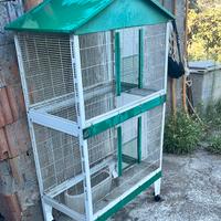 Voliera uccelli zincata