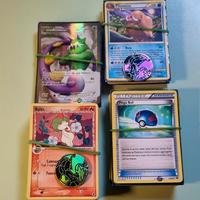 Lotto Pokémon 157 Carte + 2 Gettoni + 13 Buste Pro