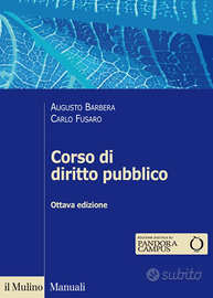 Corso di diritto pubblico. Barbera e Fusaro [8 Ed]