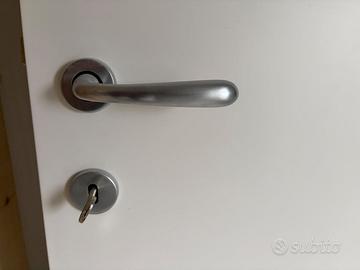Porte interne in legno laccate bianche stock 15 p.