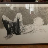 Stampa moderna nudo di donna