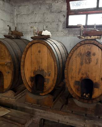 3 botti legno di rovere
