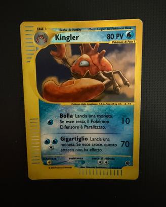 Carta Pokémon kingler 15/165 expedition