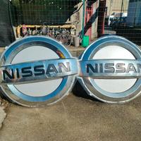 Coppia insegne Nissan originali