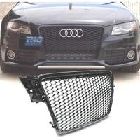 GRIGLIA AUDI A4 B8 08-11 LOOK RS NERO LUCIDO