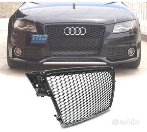 GRIGLIA AUDI A4 B8 08-11 LOOK RS NERO LUCIDO