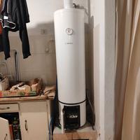 boiler per acqua calda corrente/legna