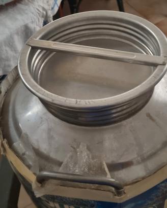 bidone 50 litri in acciaio  per olio