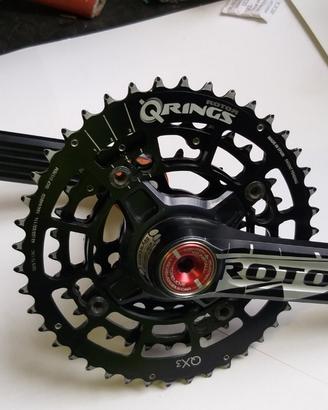 Guarnitura rotor 3d con corone ovali qx3