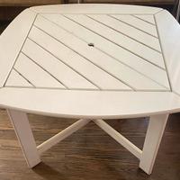 Tavolo Foppapedretti in legno - laccato bianco