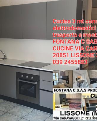 CUCINA COMPLETA DI ELETTRODOMESTICI  