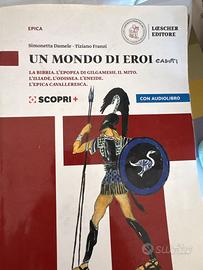 Libro un mondo di eroi Loescher