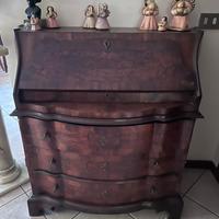 secretaire in legno di noce