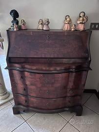 secretaire in legno di noce
