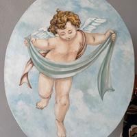 Quadro angeli per cameretta bambini