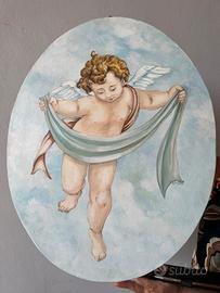 Quadro angeli per cameretta bambini