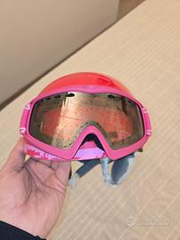 Caschetto/maschera SCI SALOMON bambina taglia S