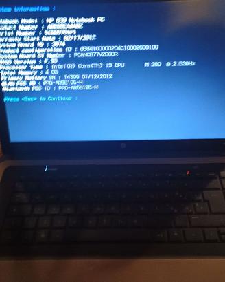 NOTEBOOK HP 630