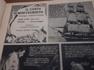 fotoromanzo  1954 il conte di montecristo raro