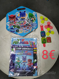 Rivista giochi e libro PJ MASKS