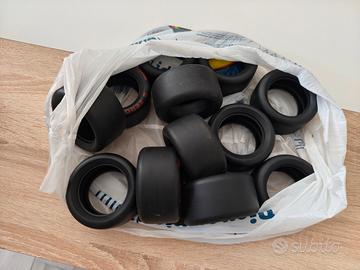 12 gomme per modellini "lego technics F1"