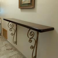 Consolle palissandro da parete