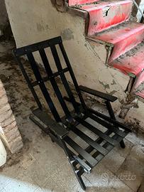 Seggiola in legno da esterno