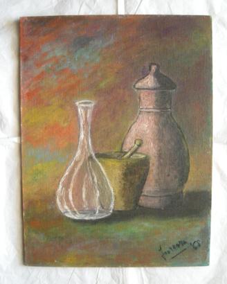 FIORENZA PAOLI - Quadro olio su cartone telato