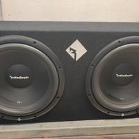 subwoofer auto doppio cono 12 pollici
