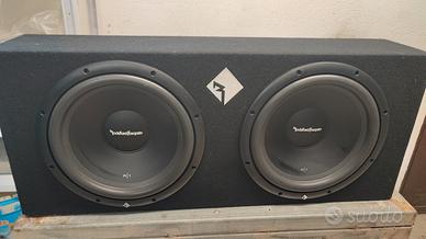 subwoofer auto doppio cono 12 pollici