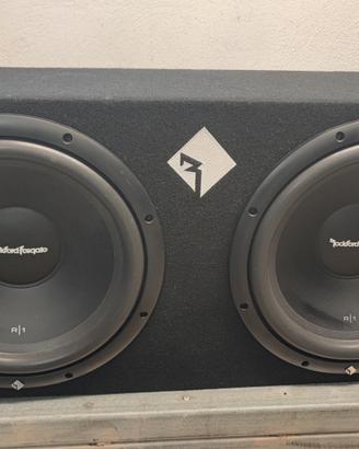 subwoofer auto doppio cono 12 pollici