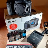 Canon 80D  24MP Reflex apsc - Come Nuova