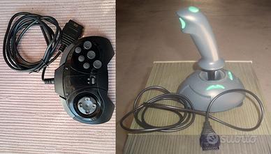 Joystick e joypad analogici per pc attacco seriale