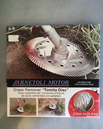 Disco acciaio per erba su cemento/asfalto