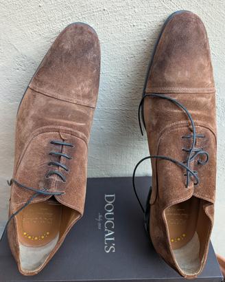 Doucal's Scarpe Francesine Oxford camoscio 45