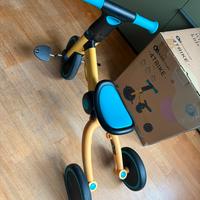 Kinderkraft 4TRIKE Giallo Triciclo pieghevole 3in1