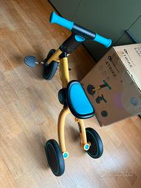 Kinderkraft 4TRIKE Giallo Triciclo pieghevole 3in1