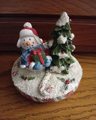 yankee candle topper tappo per giara Snowman 