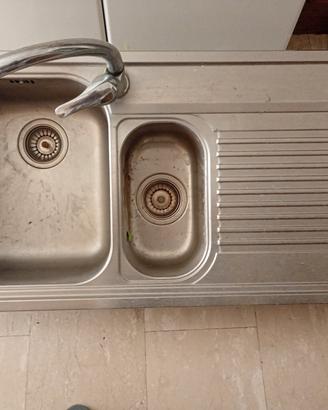 lavello inox con rubinetto usato 