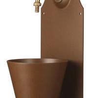 Fontana a parete da giardino - Belfer - col Corten