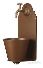 Fontana a parete da giardino - Belfer - col Corten