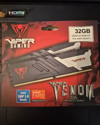 RAM DDR5 VIPER 32GB 2X16 5600MT 