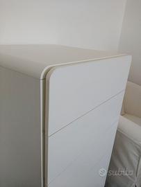 SETTIMINO in legno bianco