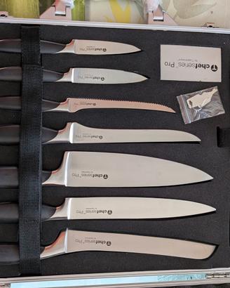 Set di coltelli Chef Series Pro con valigetta